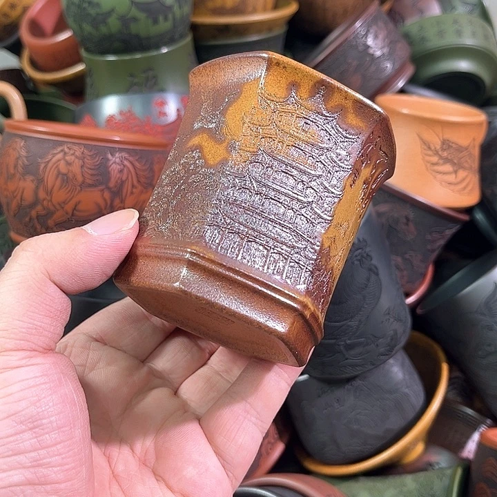 茶杯紫砂全手工紫砂主人杯