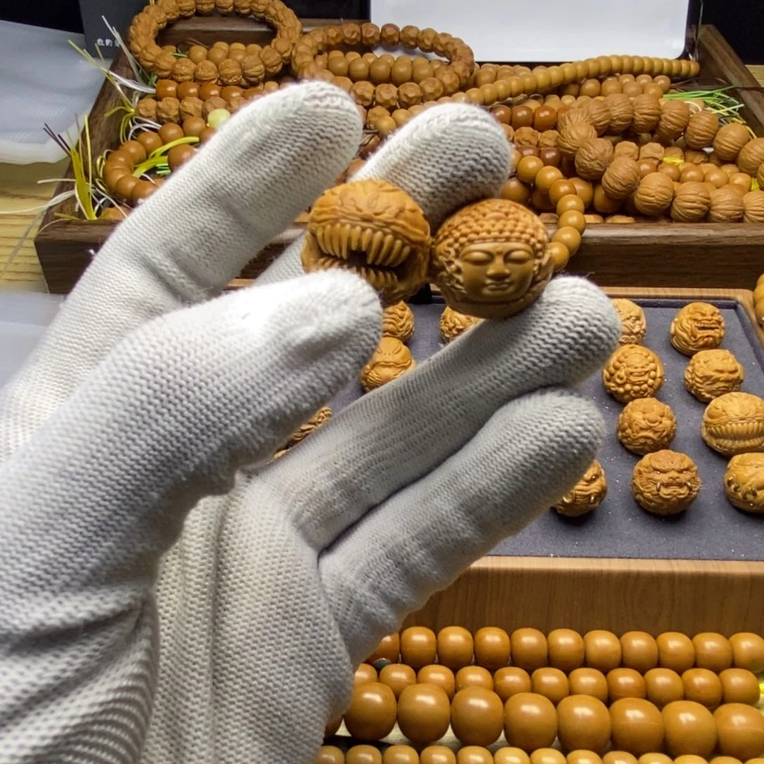 猴头核桃吊坠单颗毒液单颗夺面美女