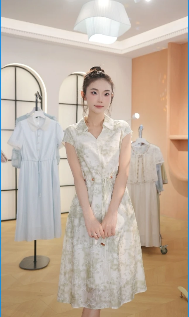 【送运费险】F2962连衣裙新款夏季今年爆款气质轻奢高级感碎花裙子