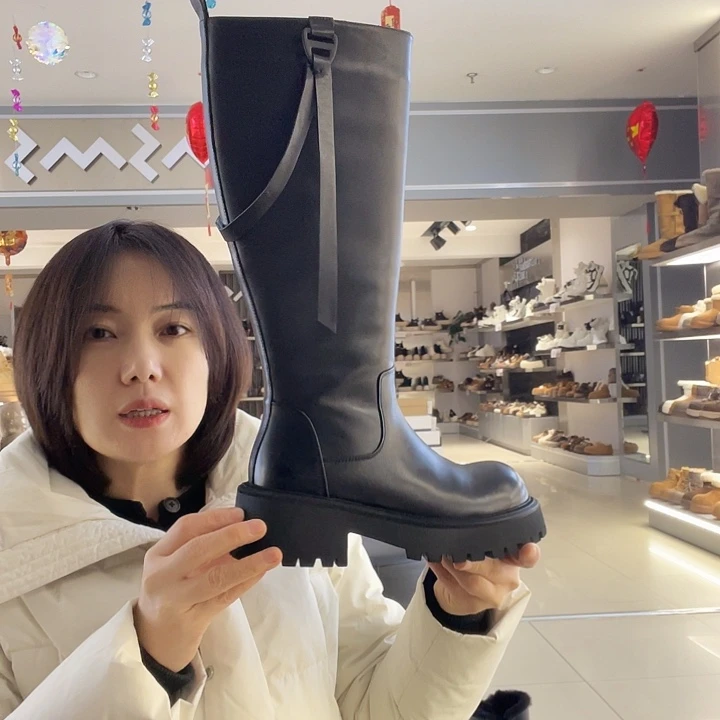 棉鞋尺码36芭莎女鞋高腰