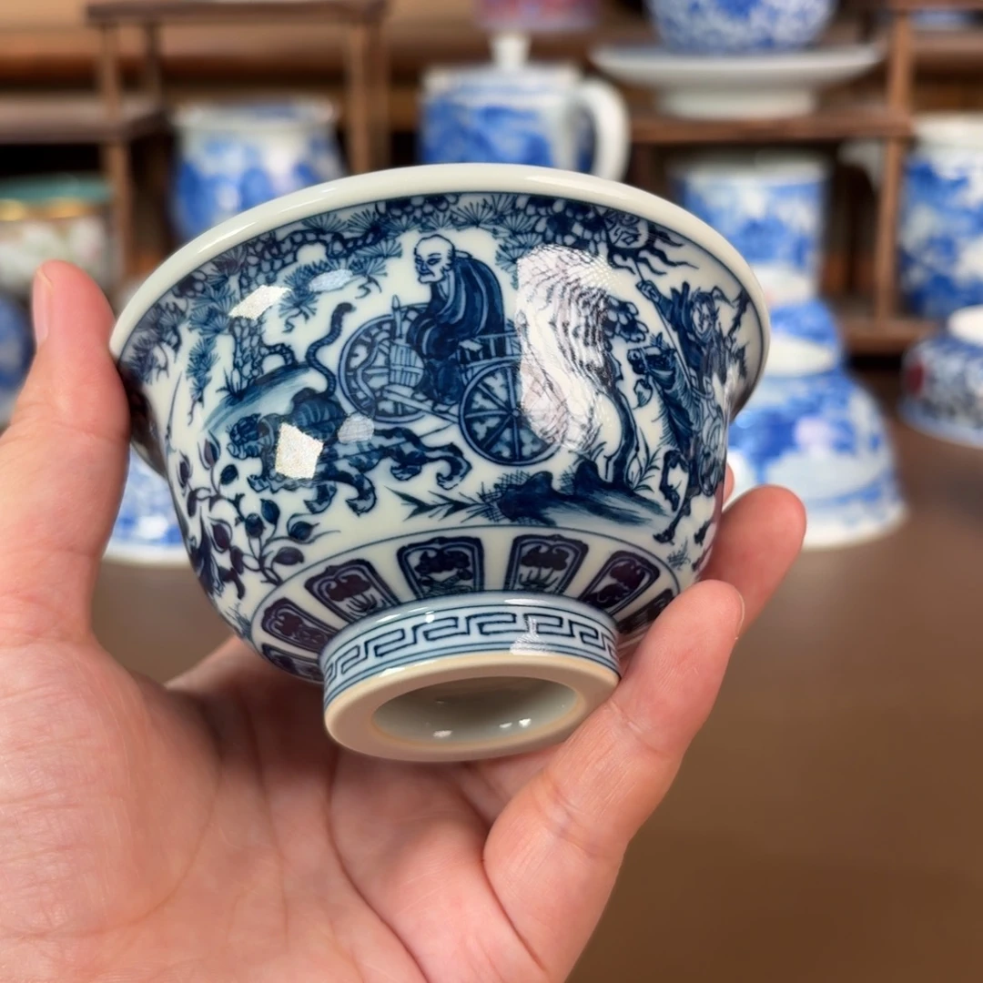 笑***生景德镇陶瓷手工手绘
