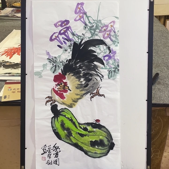 国画张圣敏先生纯手绘作品