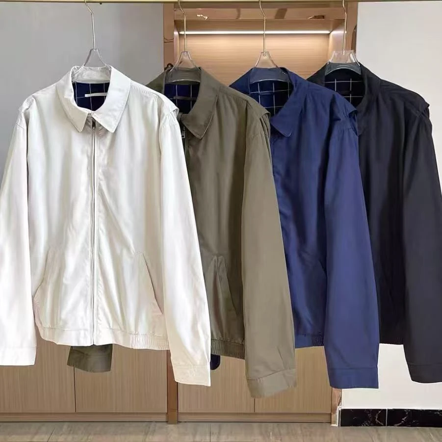 920#经典款运动夹克拉链开衫四色宽松版上衣