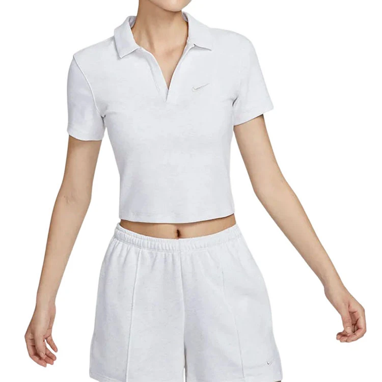 NIKE/耐克舒适休闲透气速干短袖 T恤 女款 白色DV7885051