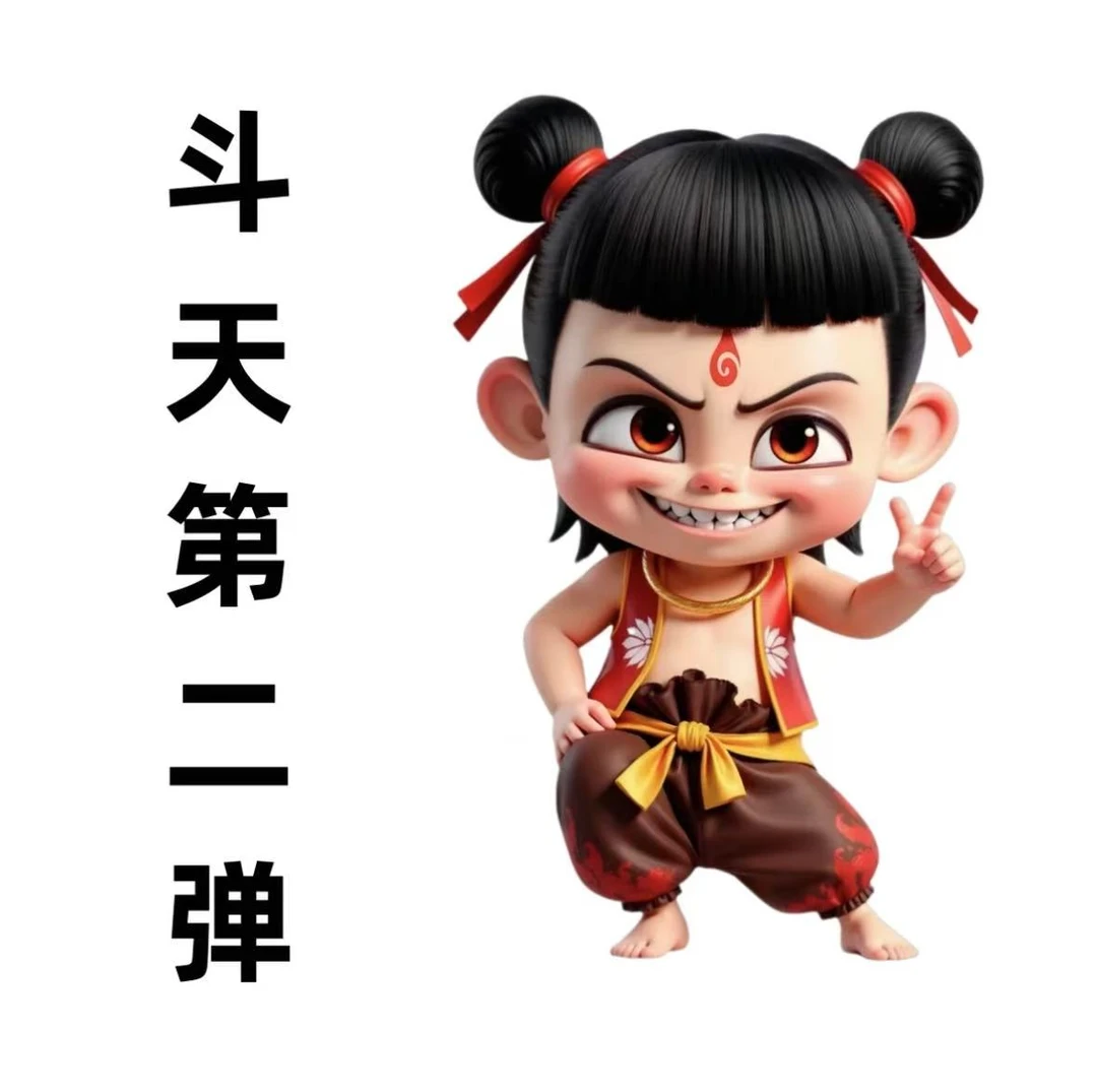 （BD）大胃王哪吒二弹斗天包魔童闹海收藏卡牌