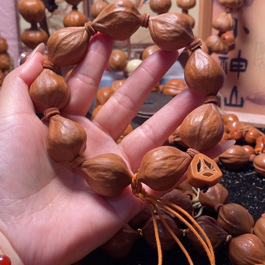 手串/手链橄榄核2.3素核蒜头9➕牛皮片