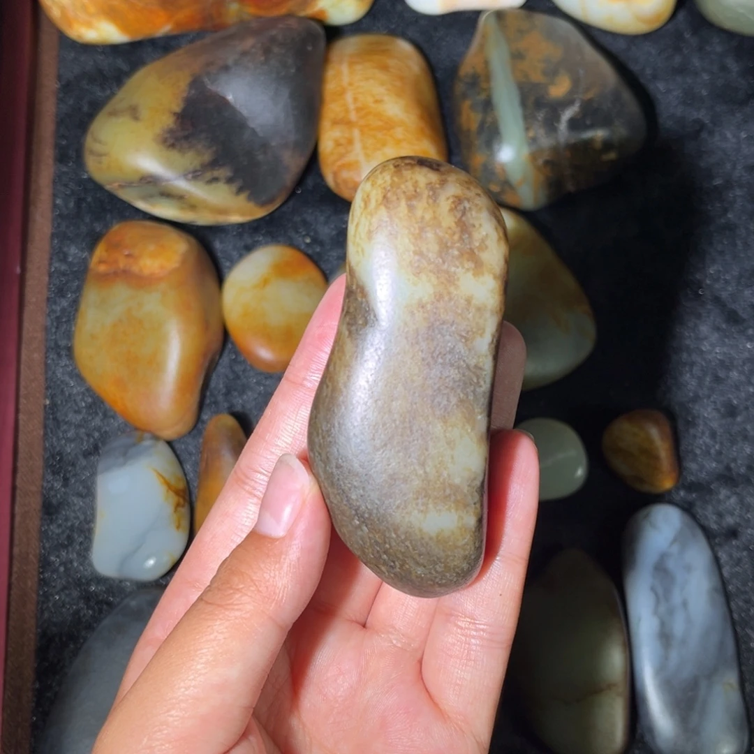 和田玉未镶嵌挂件174.2