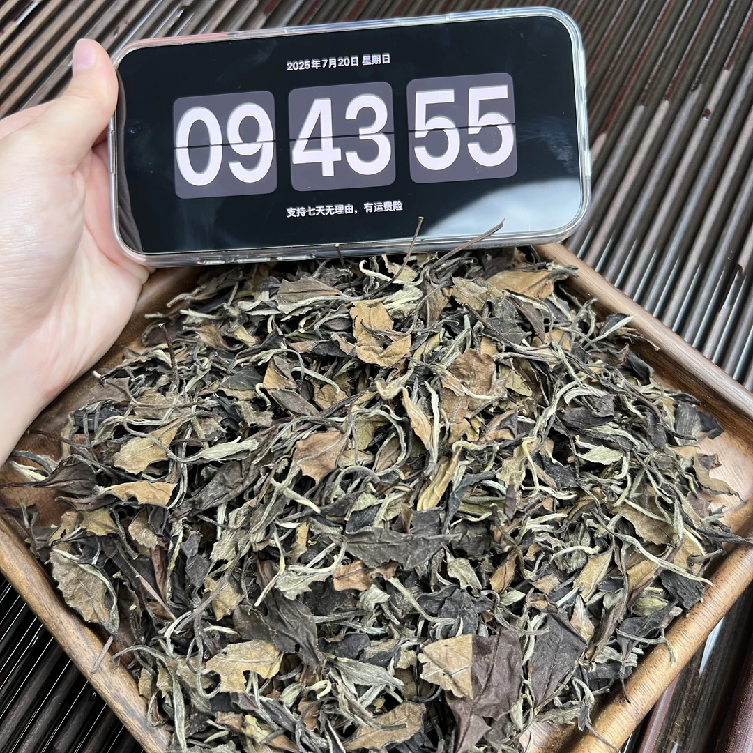 2008福鼎白茶老贡眉  ① 小鹿收茶 白茶 传统工艺 7月20