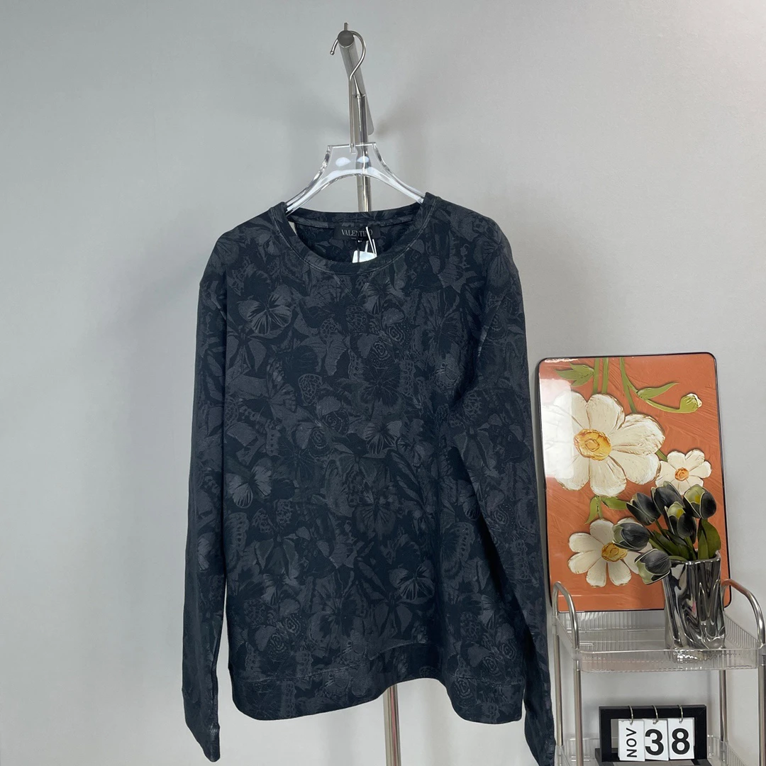 全新未使用 Valentino/华伦天奴 黑色 卫衣 全新 M码 A6843