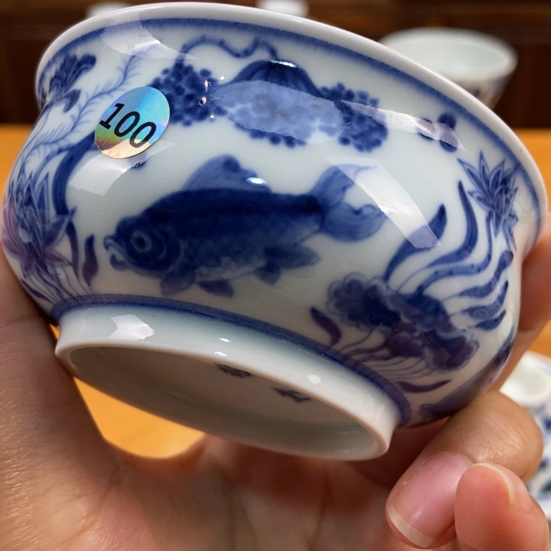 手绘现代茶具非古董