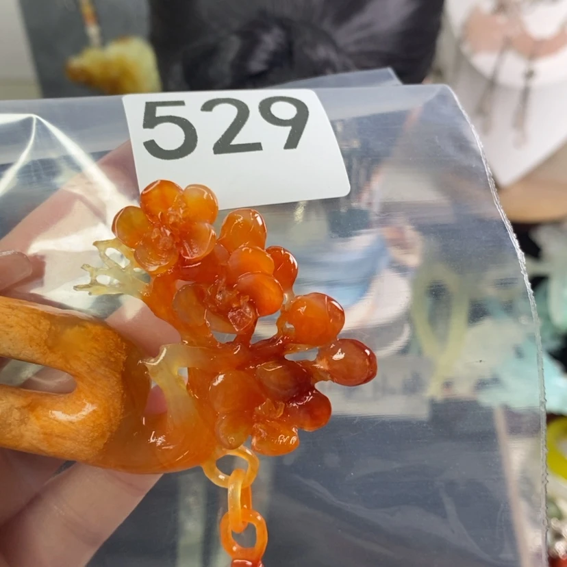 【闪购商品】岫玉发饰未镶嵌思*