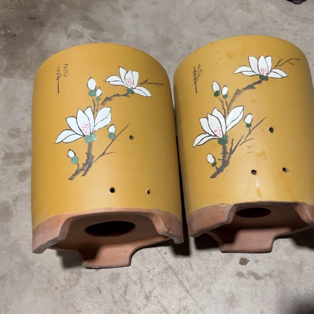 紫砂花盆口径14.18口径