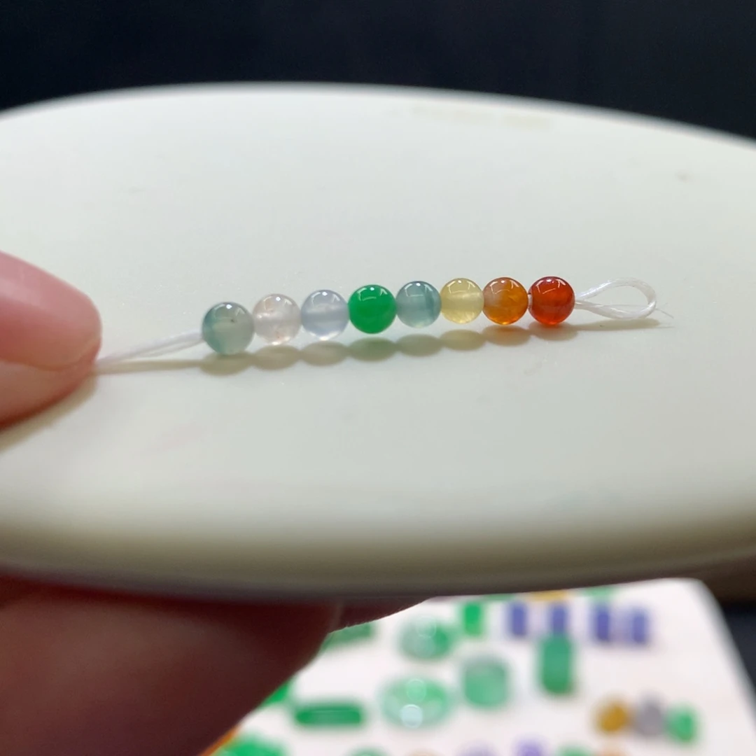翡翠散珠天然翡翠