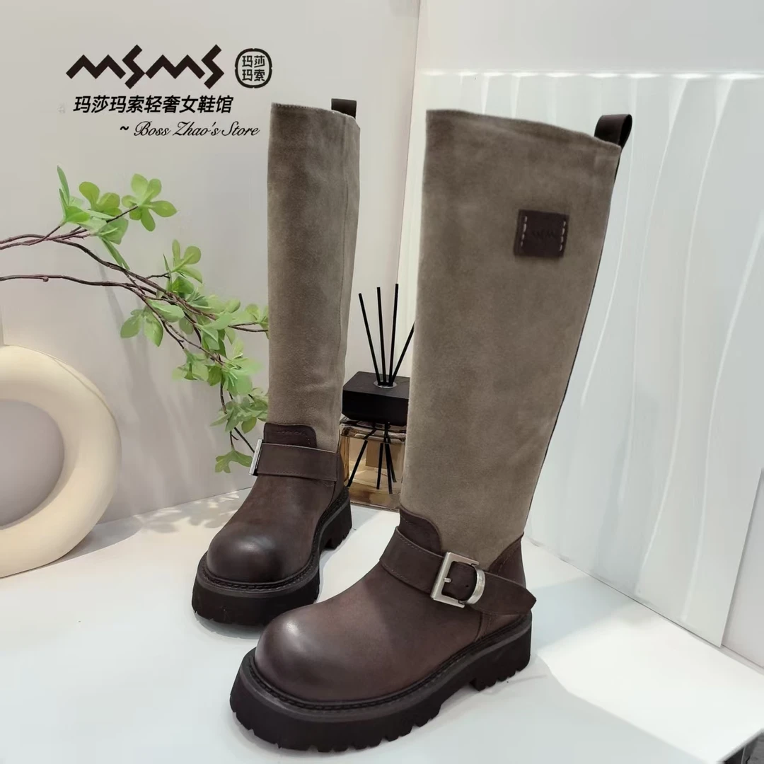 玛莎玛索8011-3二棉时装高靴