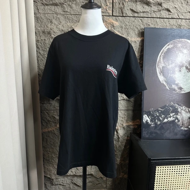 未使用 Balenciaga/巴黎世家 胸围53衣长68L码海浪短袖M448T恤