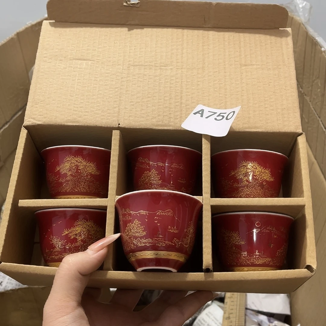 瓷片茶摆件工艺品摆件666
