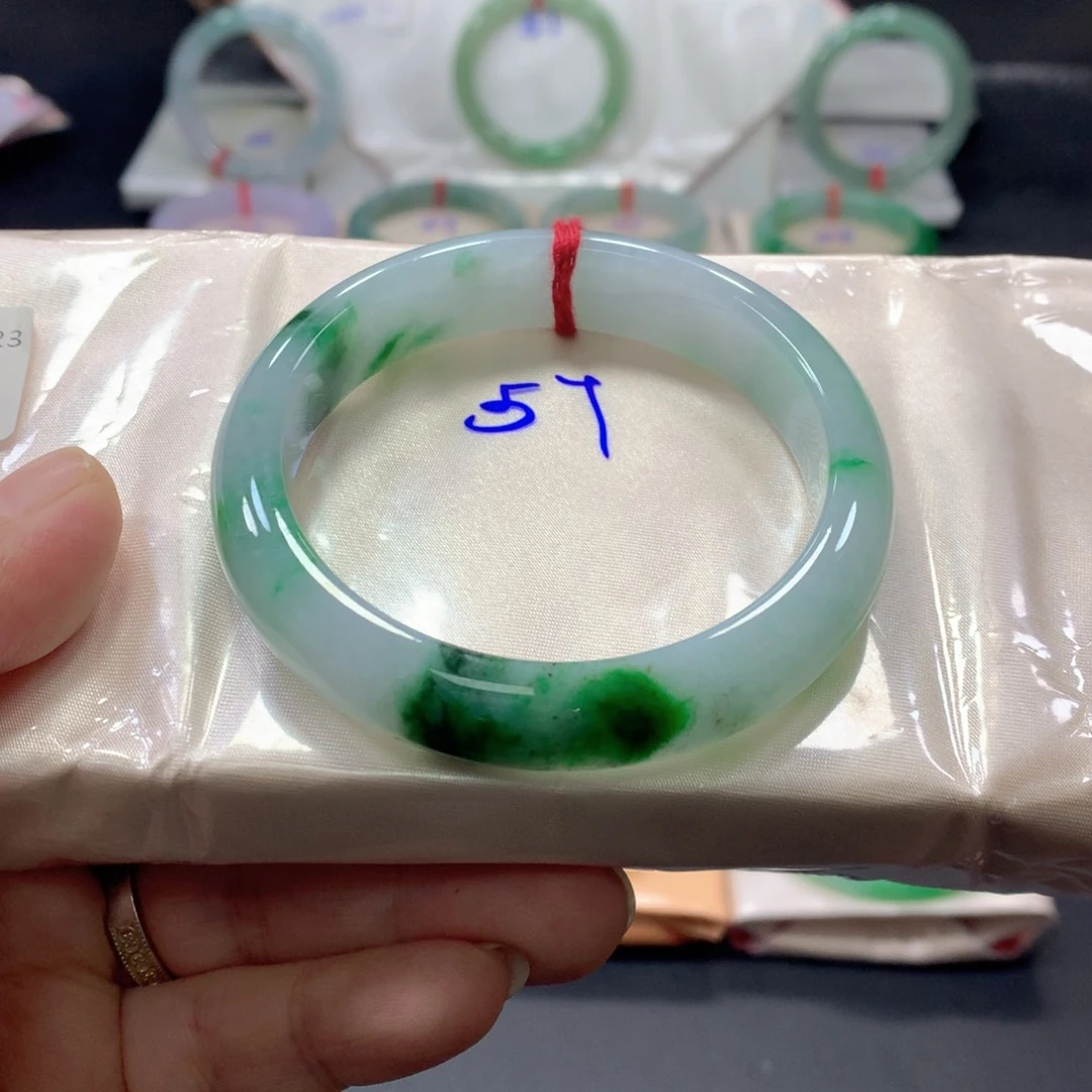 未镶嵌手镯翡翠57圈口