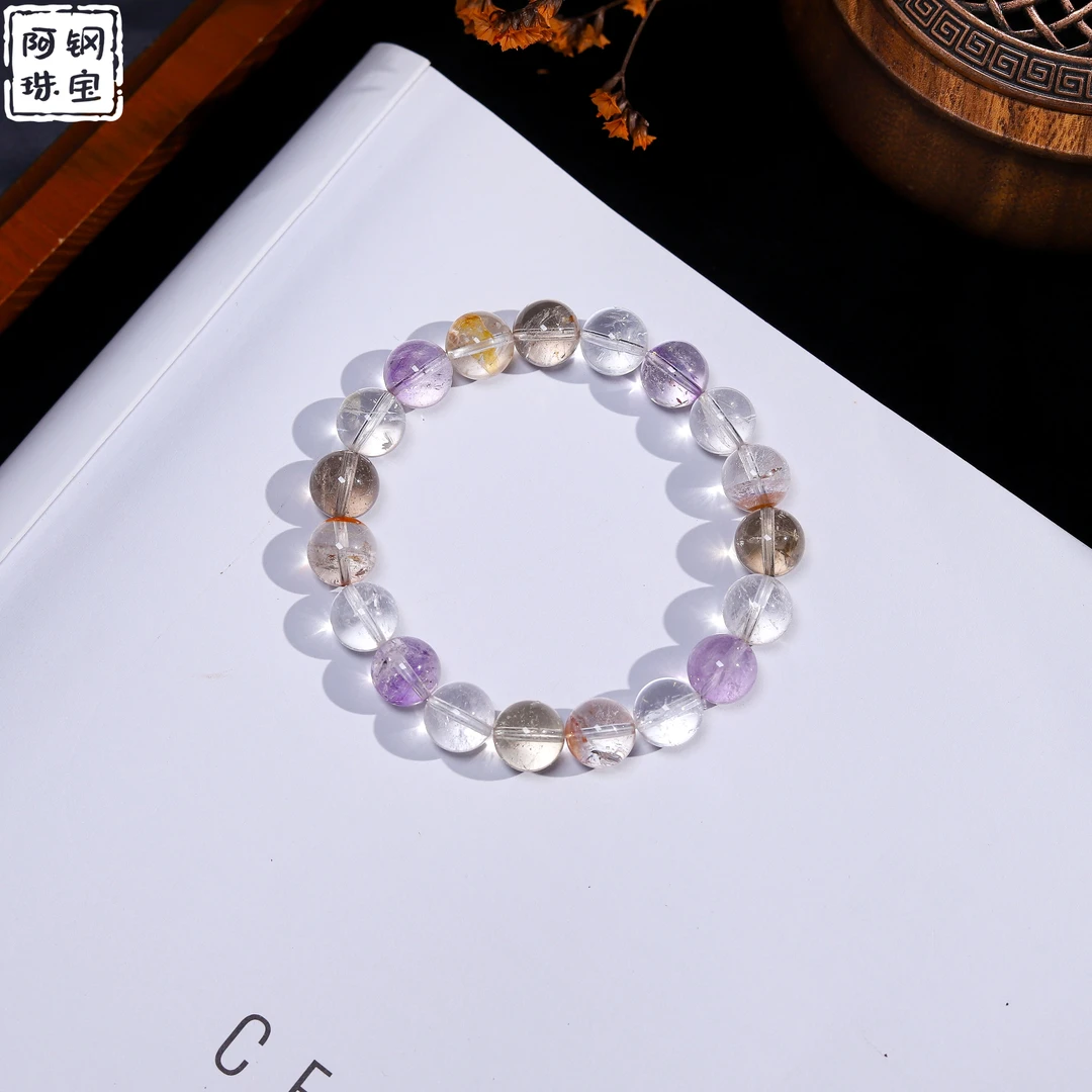 【糖果梦境】糖果芬达极光超七天然水晶手串-多样性发其一-FD121