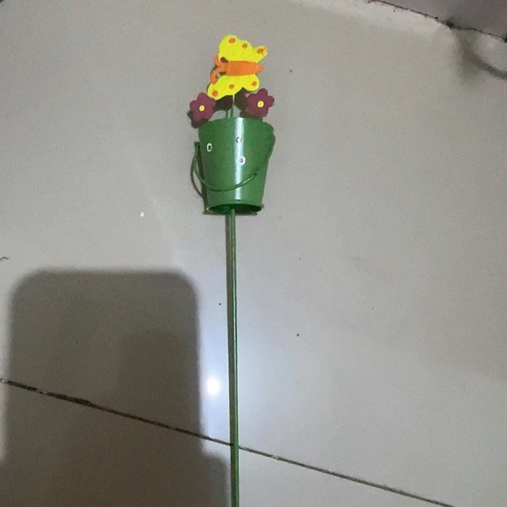 铁艺园艺柳编花插微瑕