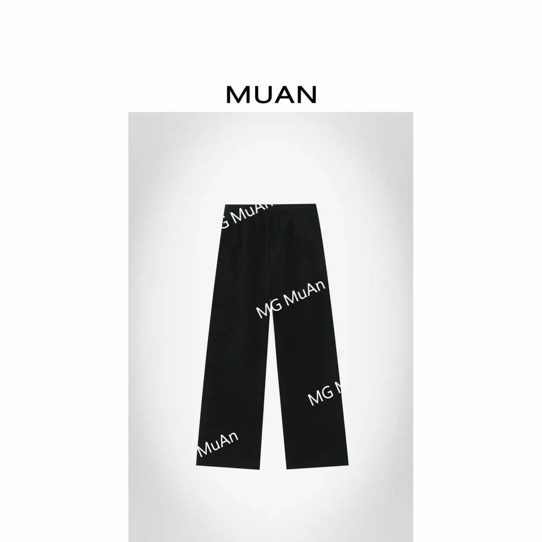 木岸MUAN：《经典老爹裤》“老爹系列”定制休闲裤阔腿裤女MG-F8053