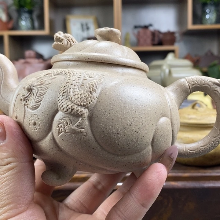 紫砂茶壶石****行原矿紫砂壶