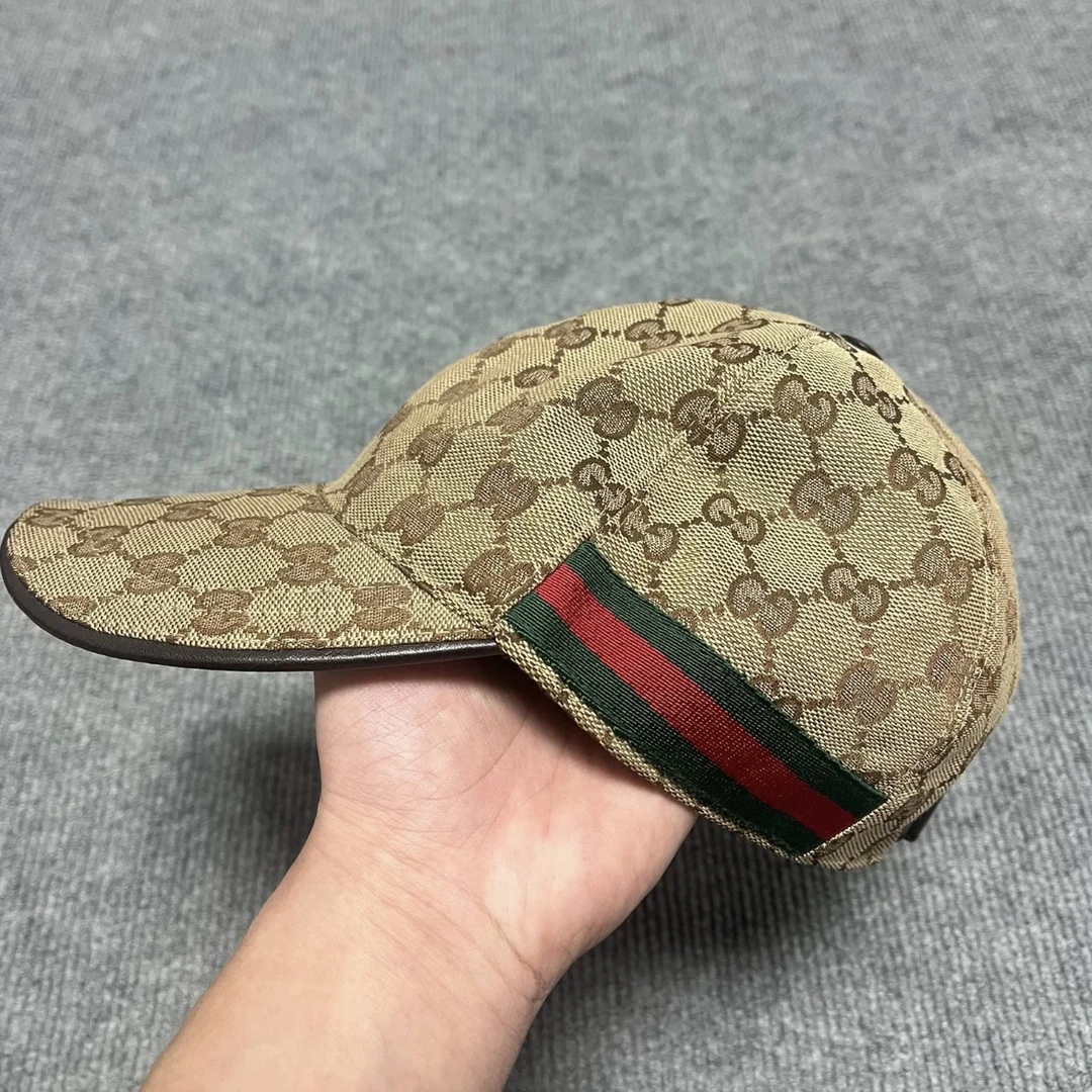99新 GUCCI/古驰 Gucci古驰/老花满印鸭舌帽遮阳帽/尺码M/99新
