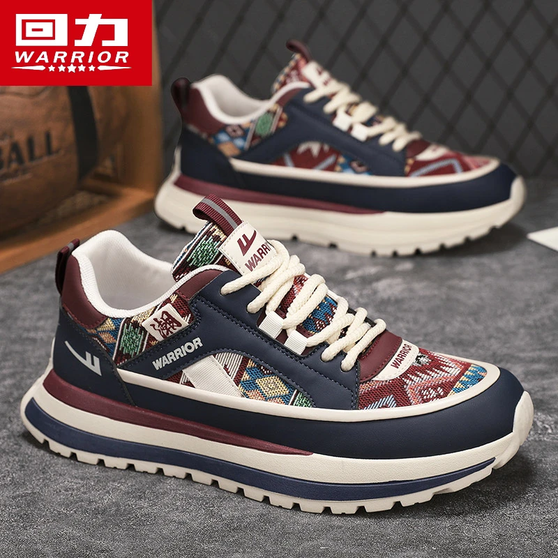 回力男鞋春季百搭运动防滑耐磨休闲鞋子男款厚底上班工作旅游板鞋