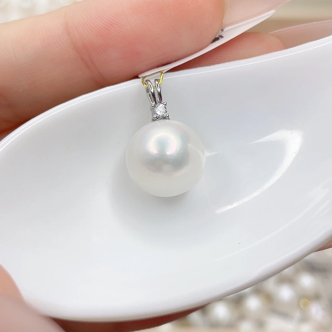淡水珍珠未镶嵌吊坠(赠链)