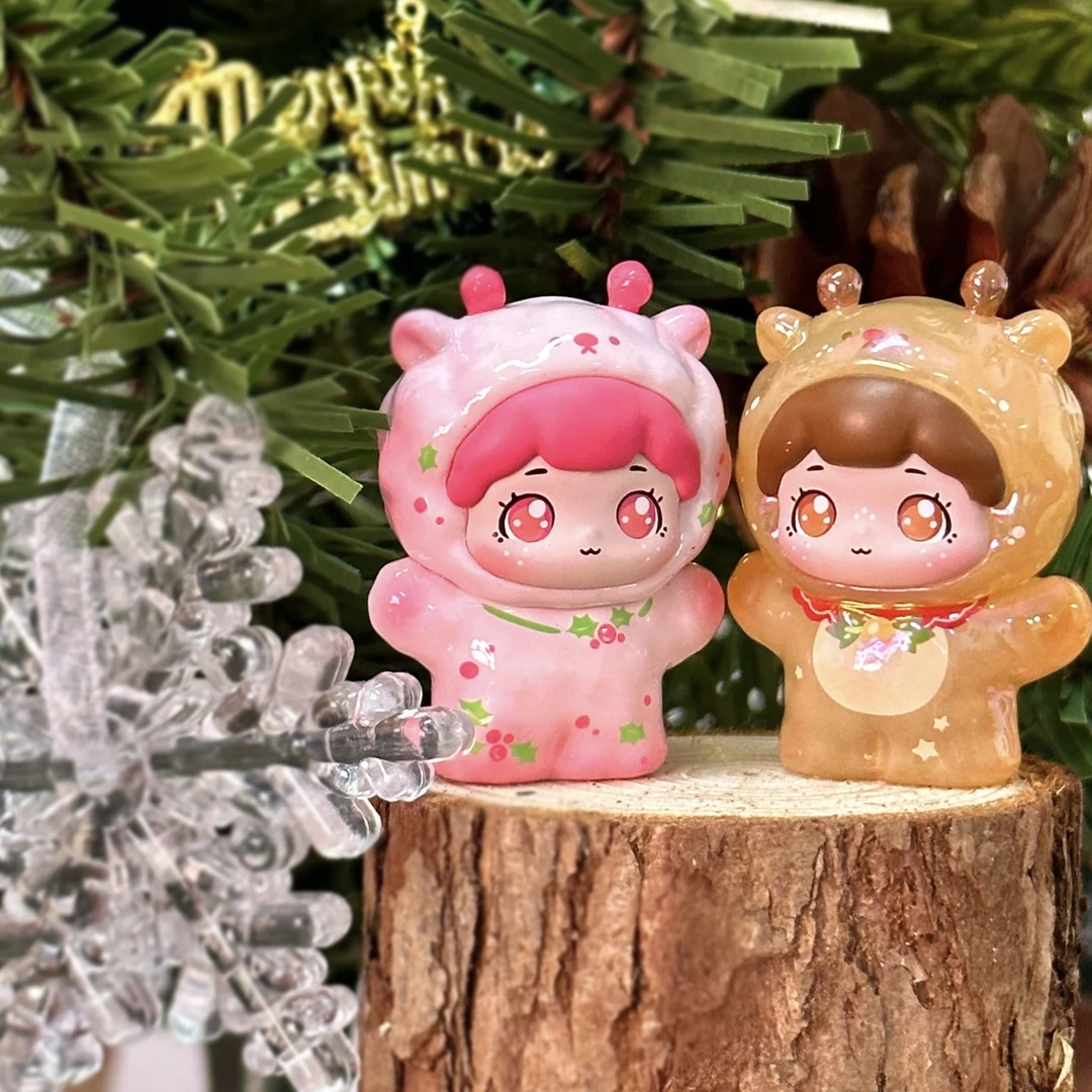 【倩倩拆盒】抱抱宠物店迷你圣诞系列 潮玩盲盒