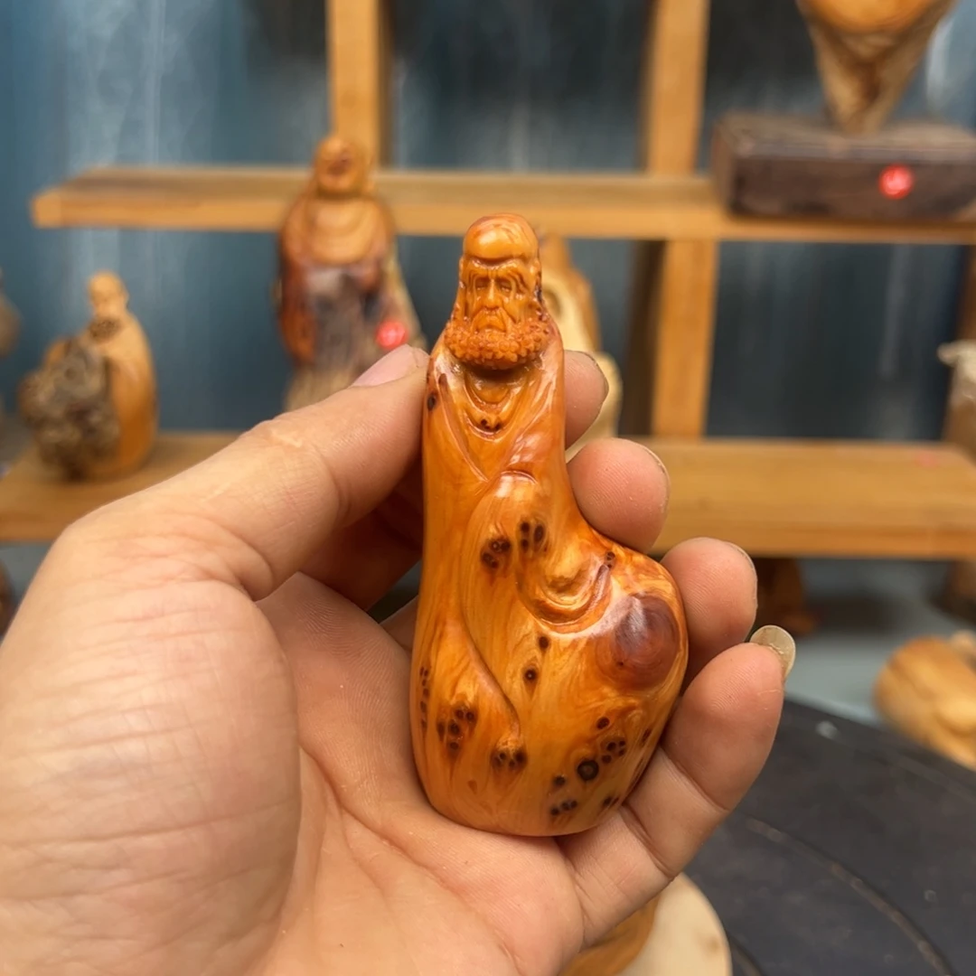 木用****9崖柏木摆件手把件