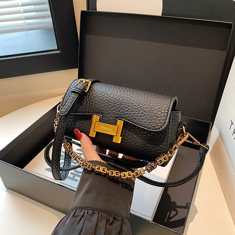 今年流行小包包女2025新款百搭腋下链条手机包轻奢单肩斜挎小方包