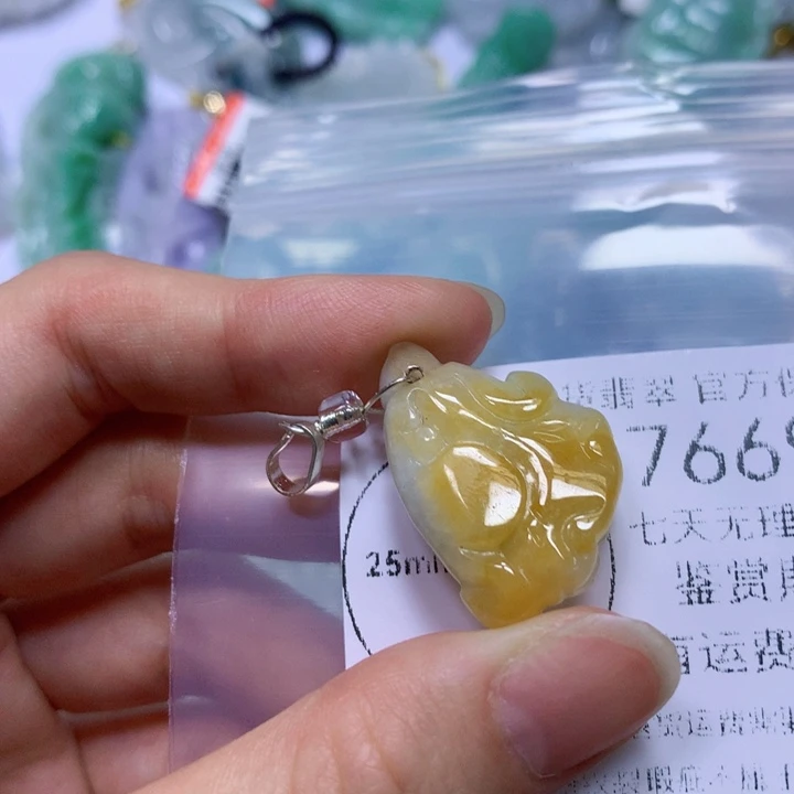 翡翠未镶嵌颈饰翡翠