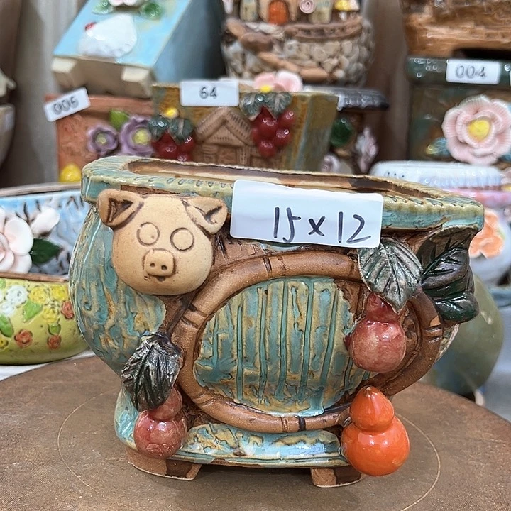 红陶粗陶多肉花盆