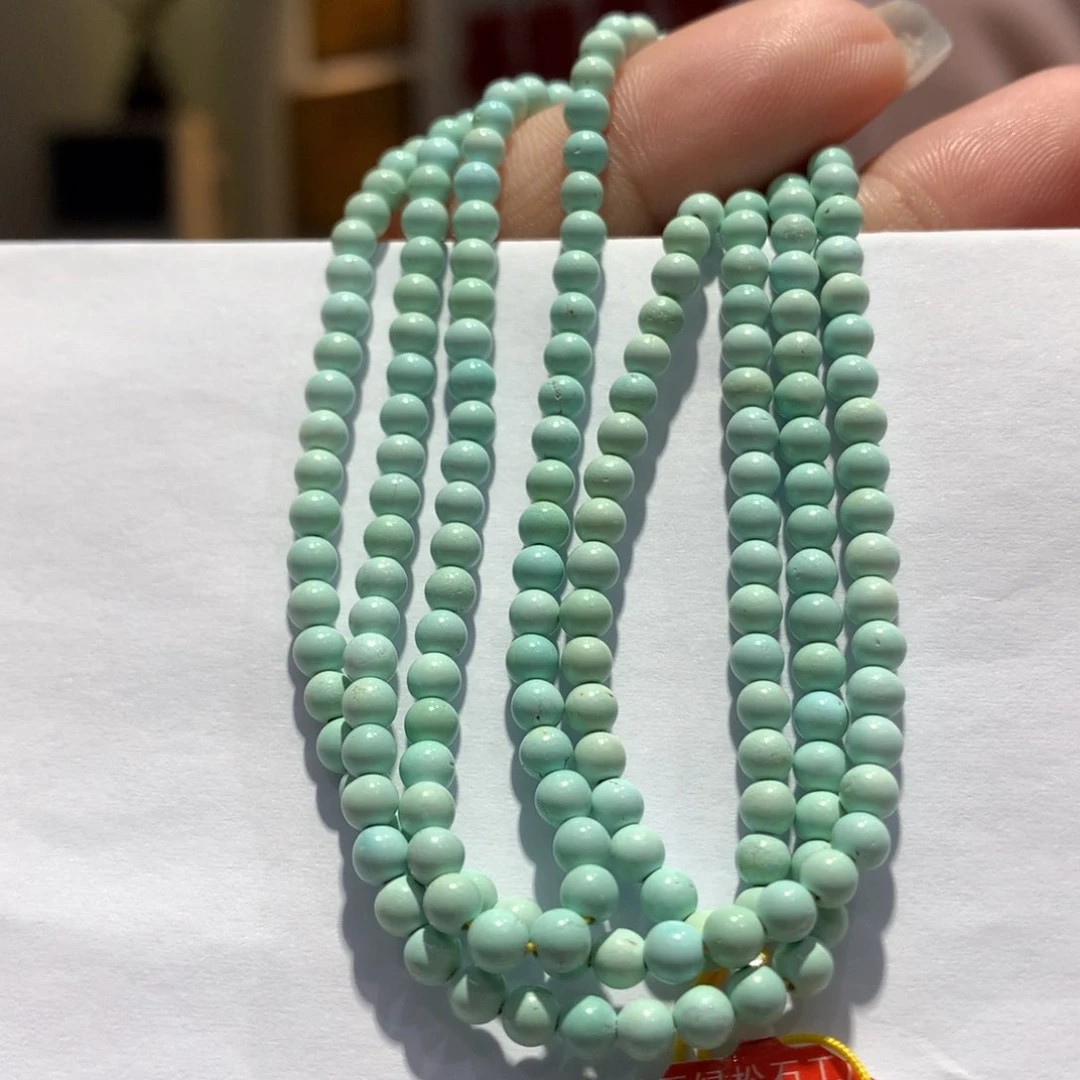 未镶嵌绿松石长链