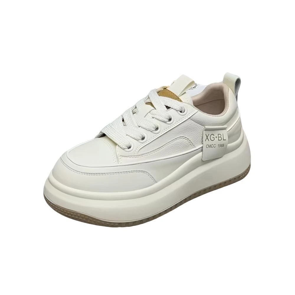 8601  22835真皮厚底小白鞋 （标准尺码）