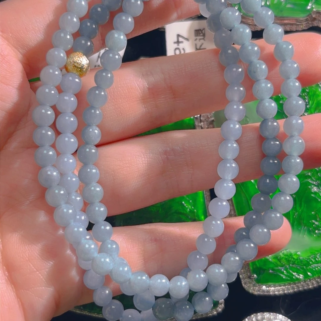 翡翠颈饰未镶嵌珠链