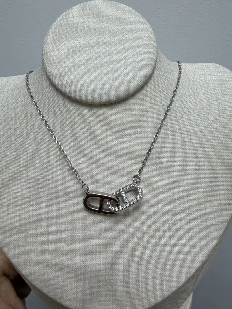 钛钢项链 猪鼻子项链498