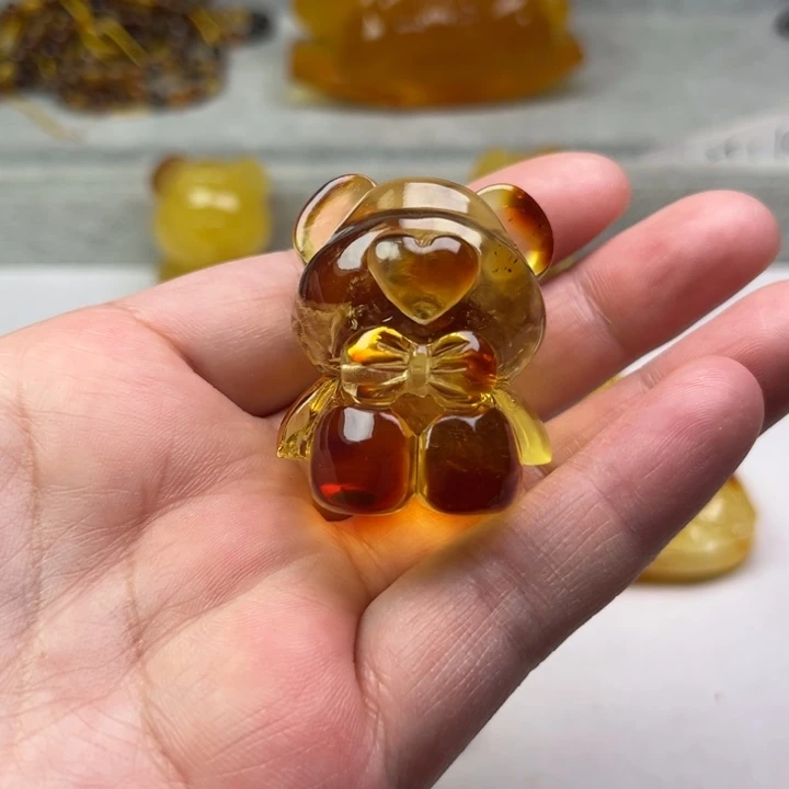 琥珀颈饰未镶嵌琥珀蜜蜡