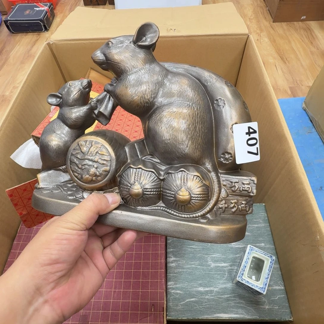 瓷片工艺品摆件瓷器摆件正能量