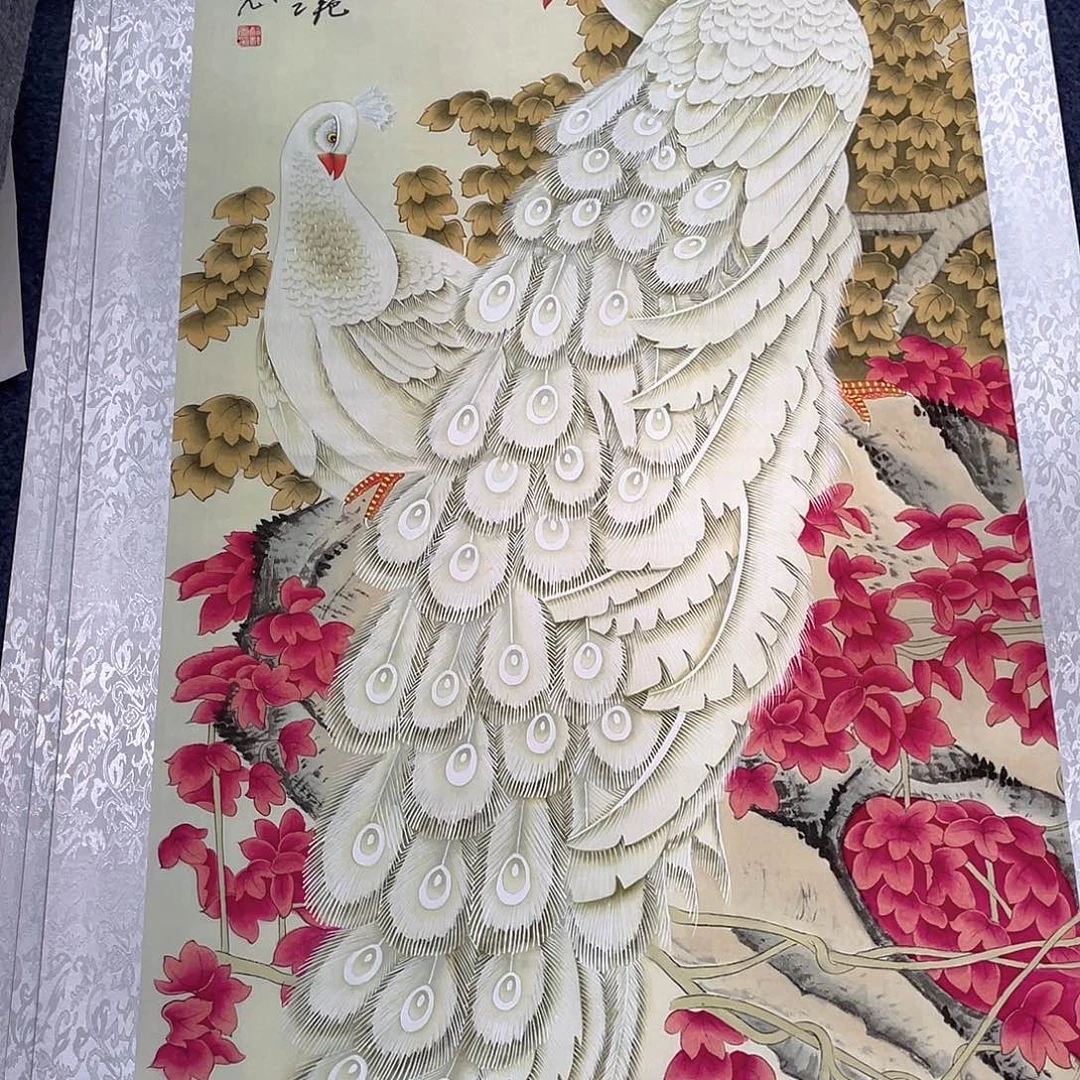 国画作品小姐姐放漏…