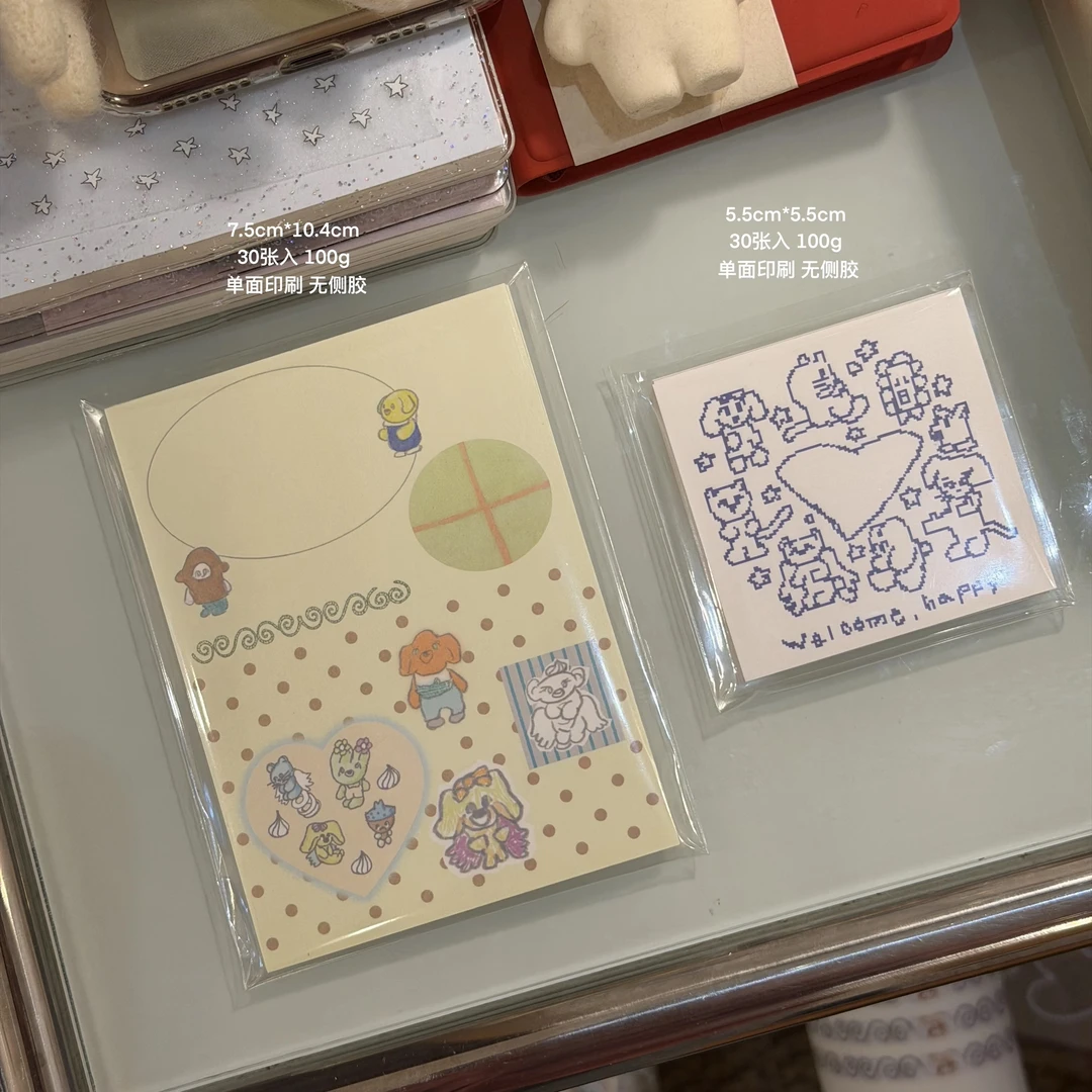 现货分装｜mini nemo 便签 波点市集/welcome/彩虹市集