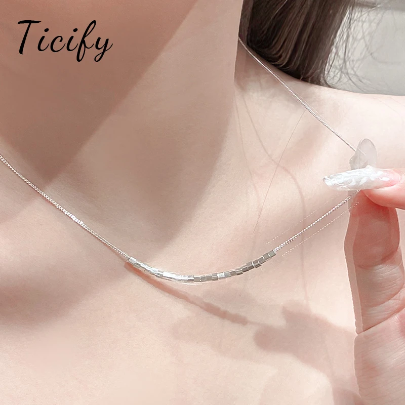 ticify 坠链均925银 碎银几两项链轻奢小众设计高级感送女友闺蜜