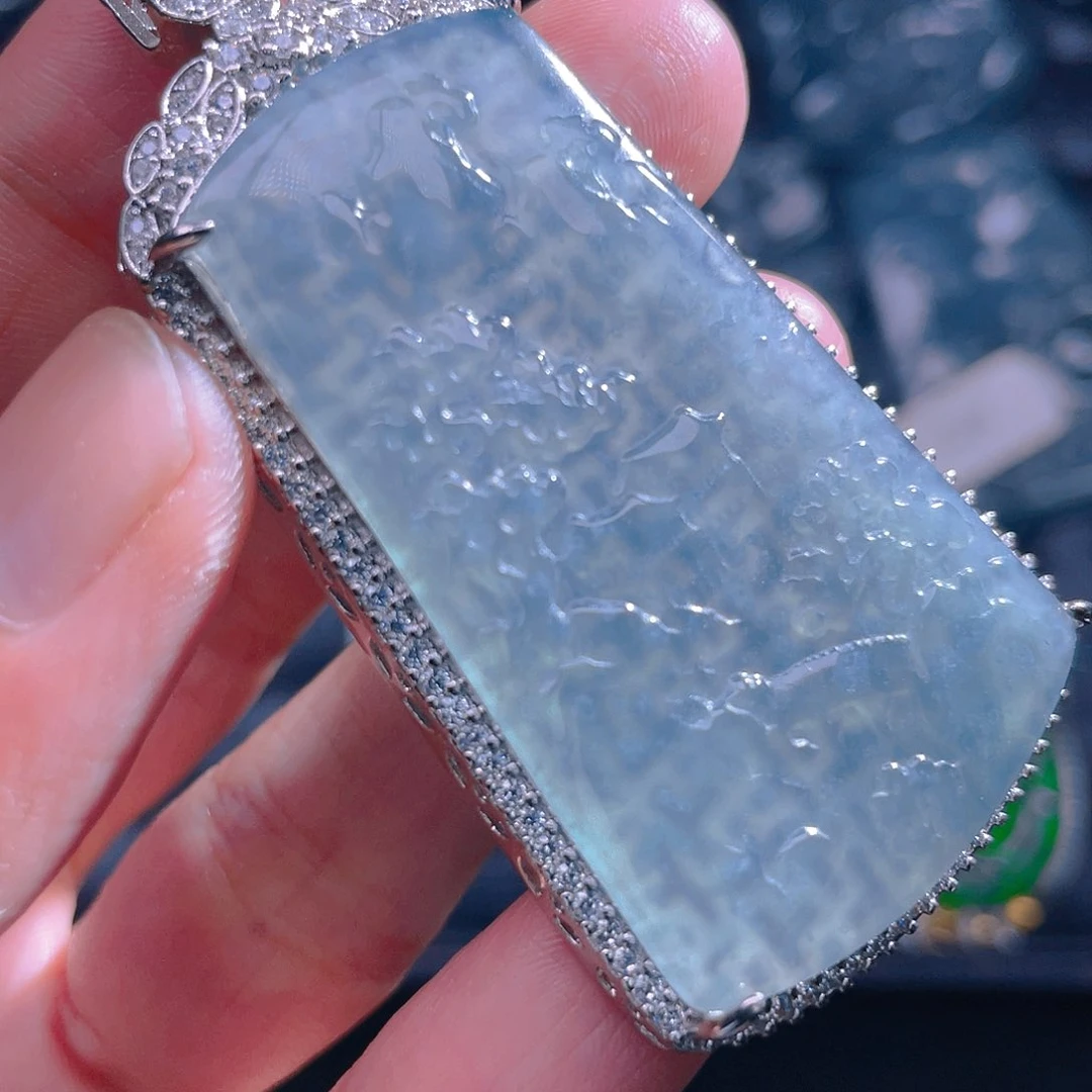颈饰未镶嵌翡翠翡翠