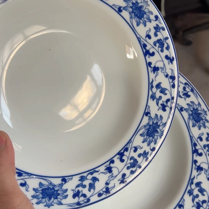 杯八寸深盘两个陶瓷