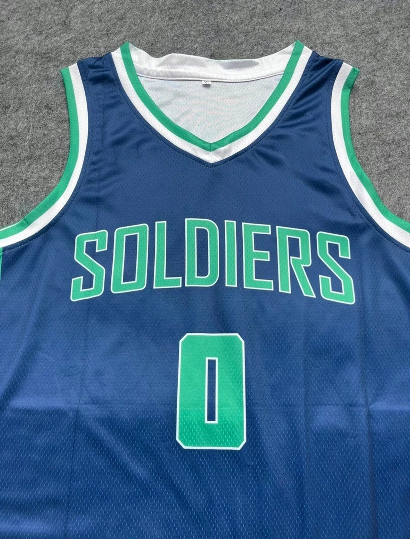 美式篮球服定制美高球衣EYBL联赛篮球服球衣透气速干背心数码印号