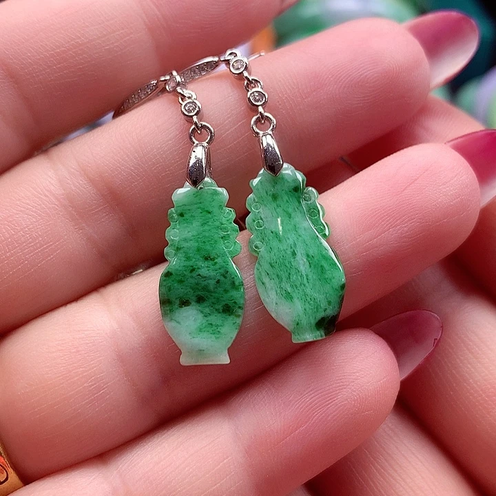 颈饰银S925镶嵌翡翠翡翠