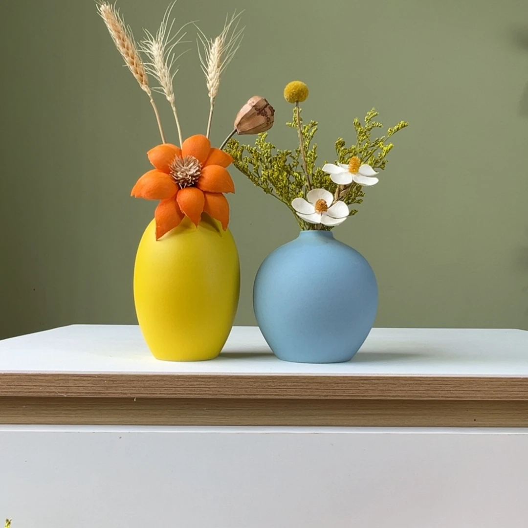 摆件花瓶带花高度20-30厘米左右