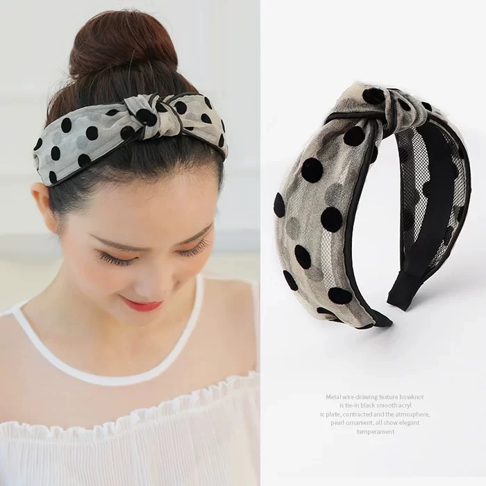 A显脸小高颅顶发箍夏天女洗脸压发卡新款短发发捆头箍韩版1305