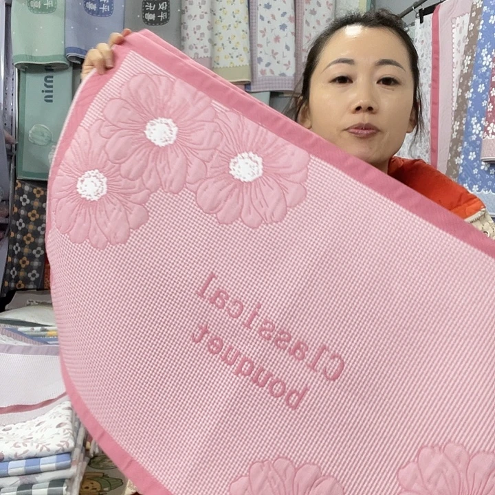 棉特价促销粉色花开富贵