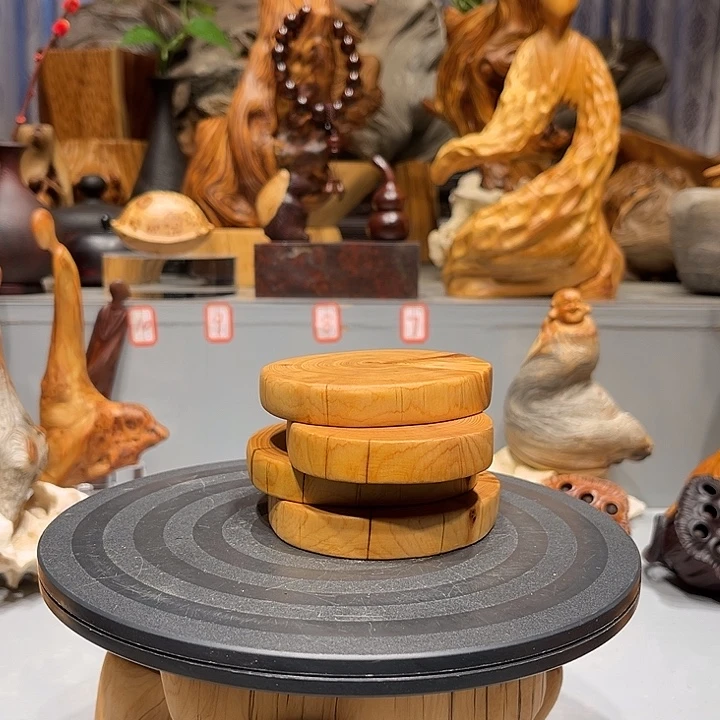 崖柏杯垫香片柏木